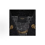 SAINT LAURENT aged iconic Logo, shopping basket, Tote bag, tote bag, large female handbag, black